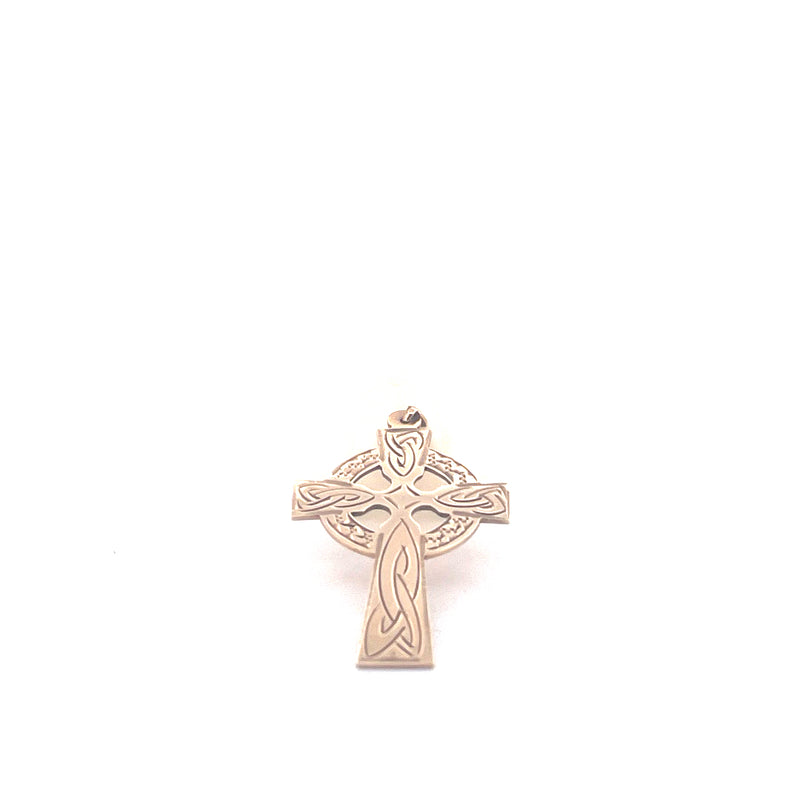 9KT Yellow Gold Celtic Cross Pendant