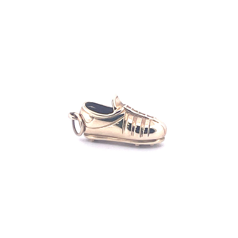 9KT Yellow Gold Football Boot Pendant