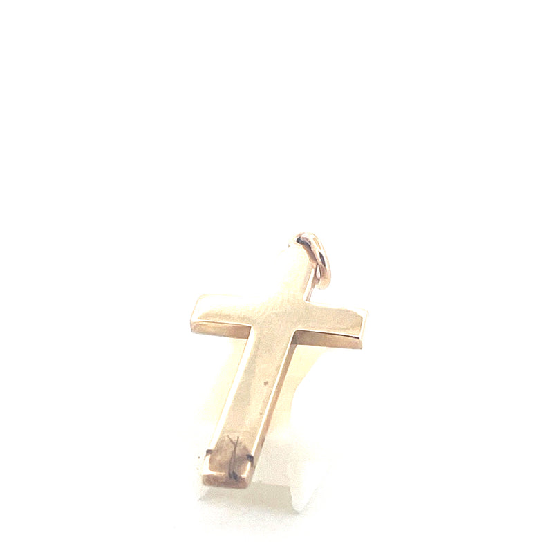 9KT Yellow Gold Cross Pendant