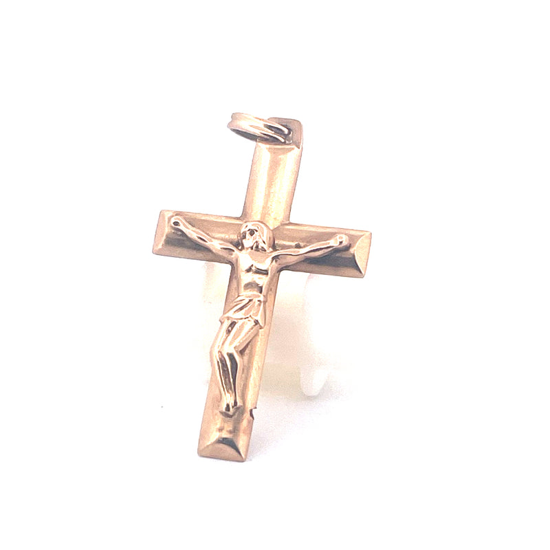 9KT Yellow Gold Cross Pendant