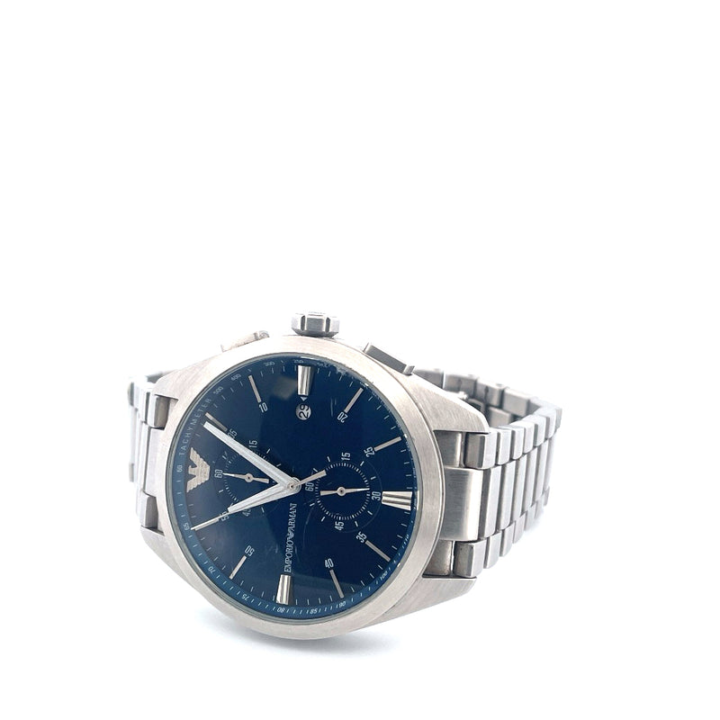 Emporio Armani Claudio Chronograph Blue Dial (Grade B) — frame 2