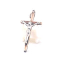 9KT Yellow & White Gold Cross Pendant