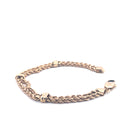 9KT Yellow Gold Double Twist Rope Bracelet