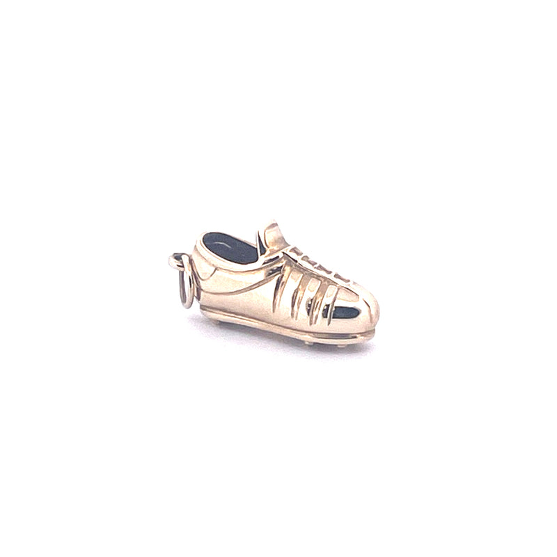 9KT Yellow Gold Football Boot Pendant