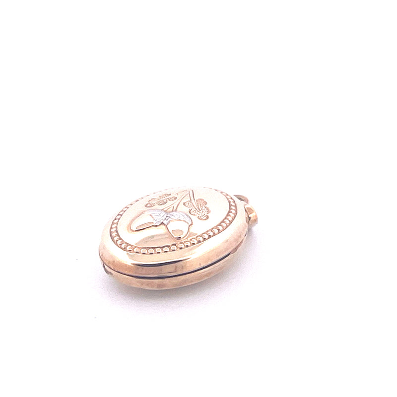 9KT Yellow Gold Locket Pendant