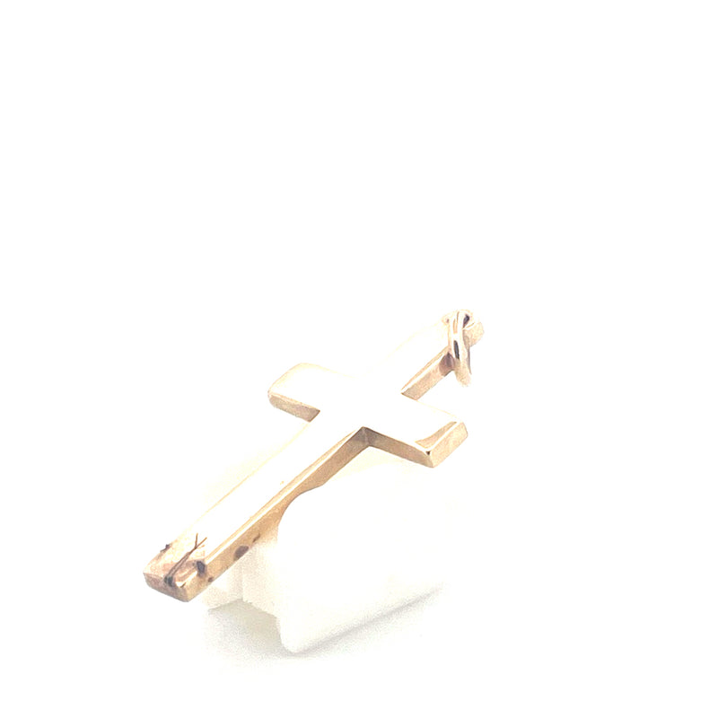 9KT Yellow Gold Cross Pendant