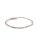 9KT Yellow Gold Figaro Bracelet