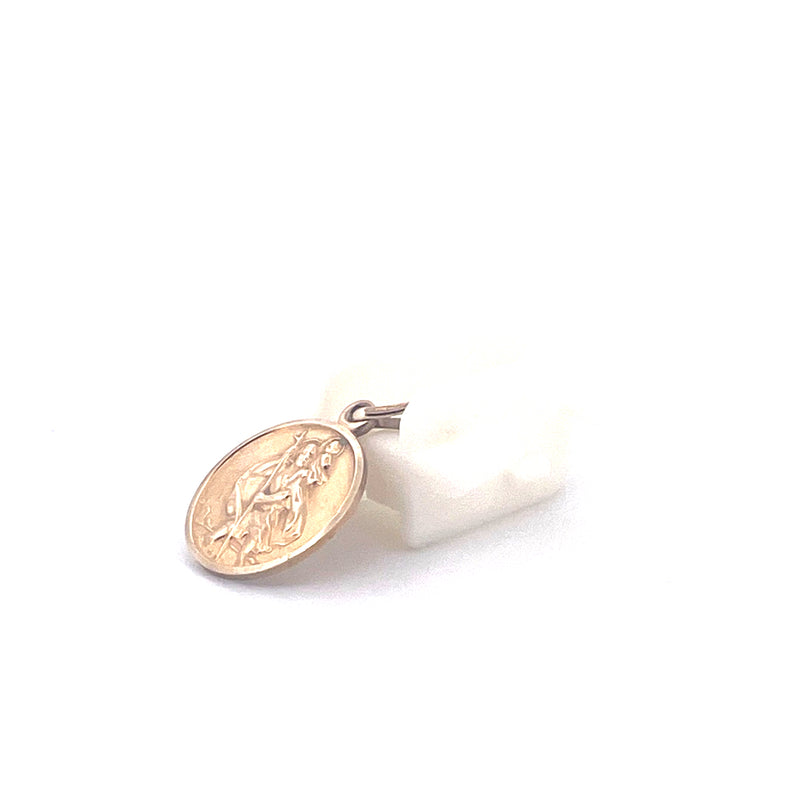 9KT Yellow Gold Religious Pendant