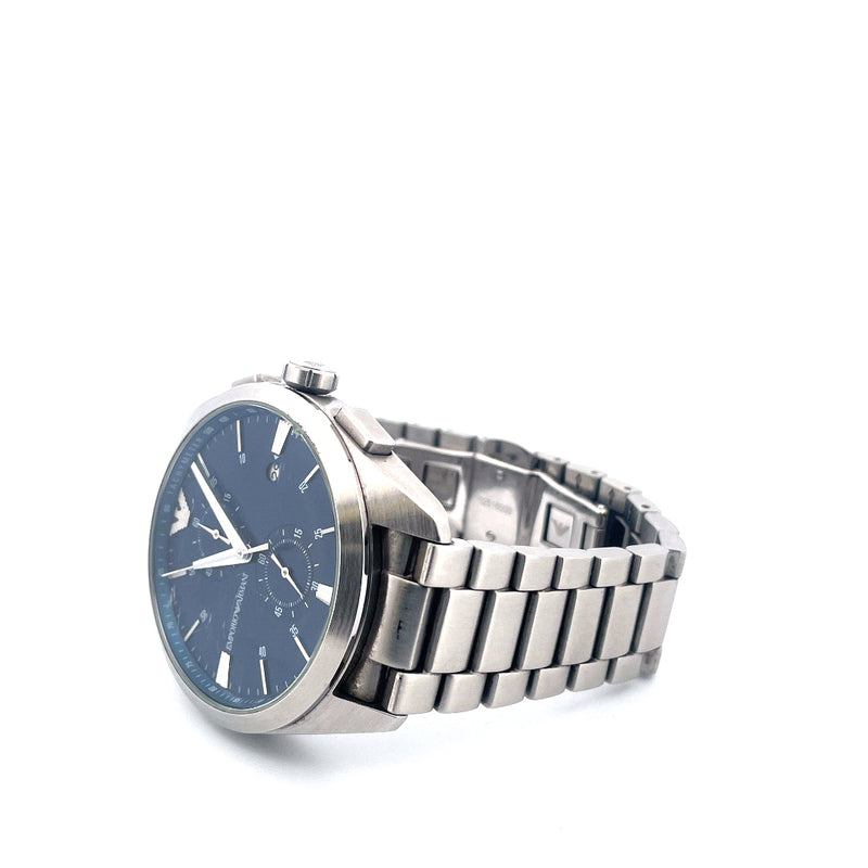 Emporio Armani Claudio Chronograph Blue Dial (Grade B)