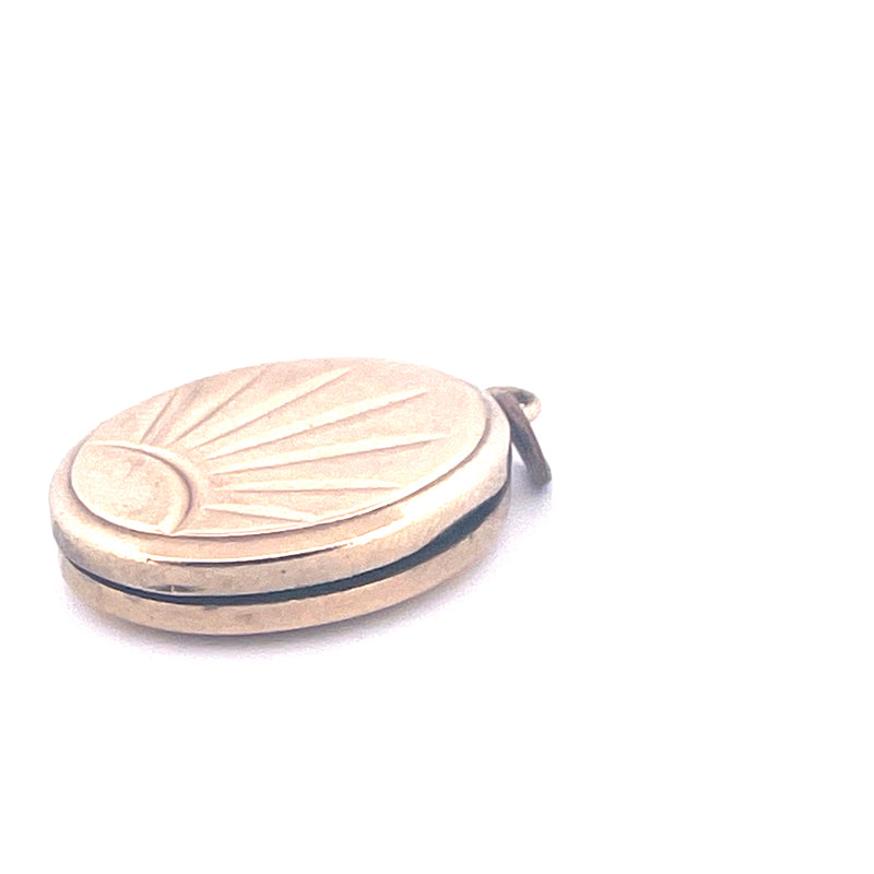 9KT Yellow Gold Locket Pendant