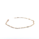 9KT Yellow Gold Figaro Bracelet