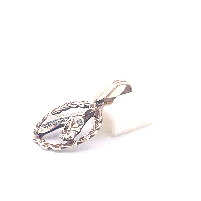 9KT Yellow Gold Horse Pendant
