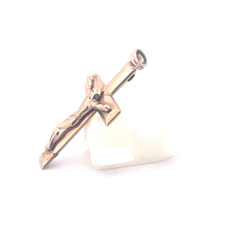 9KT Yellow Gold Cross Pendant