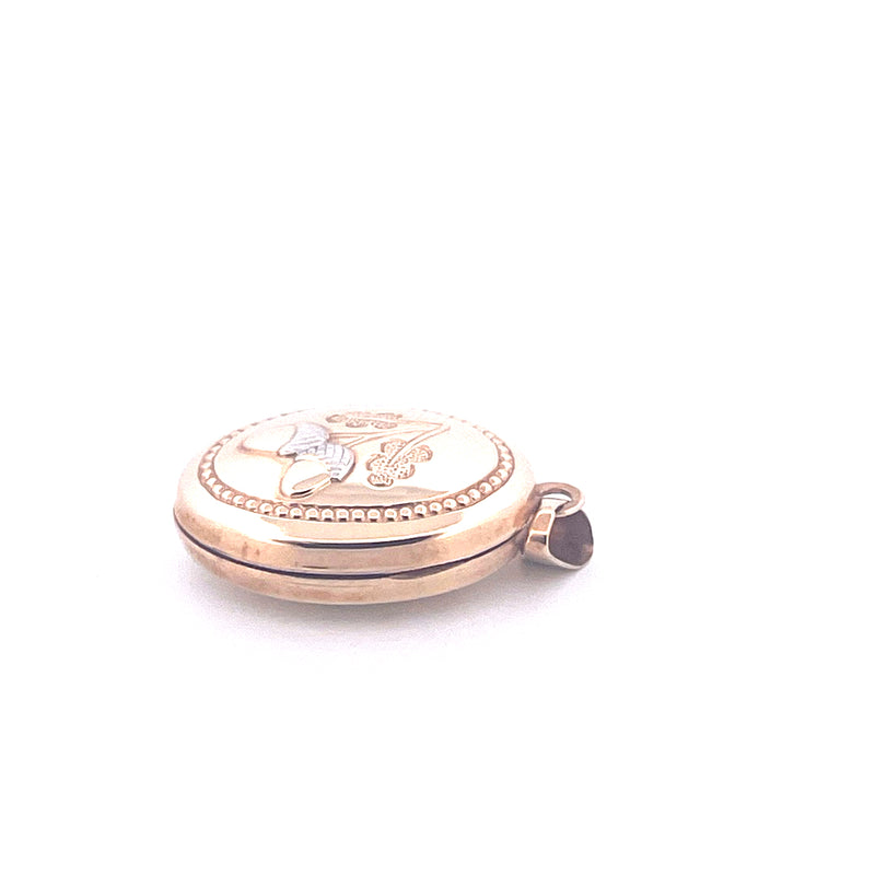 9KT Yellow Gold Locket Pendant