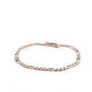 9KT Yellow Gold Figaro Bracelet