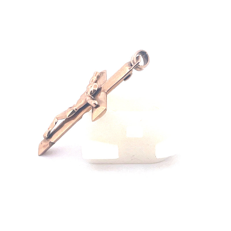 9KT Yellow Gold Cross Pendant