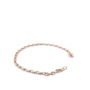 14KT Yellow Gold Puffed Mariner Link Bracelet