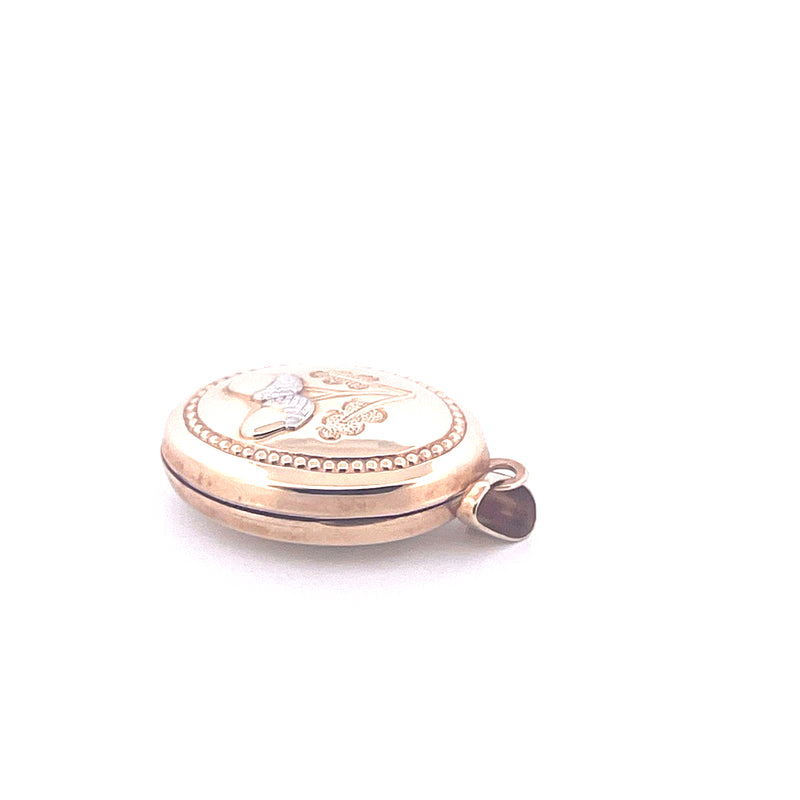 9KT Yellow Gold Locket Pendant