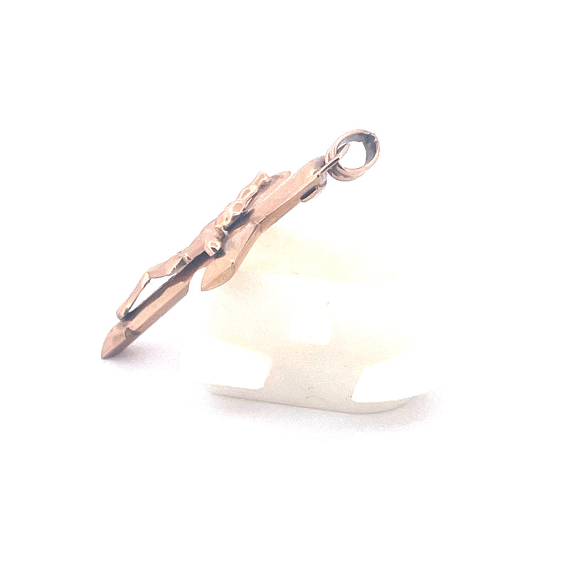 9KT Yellow Gold Cross Pendant
