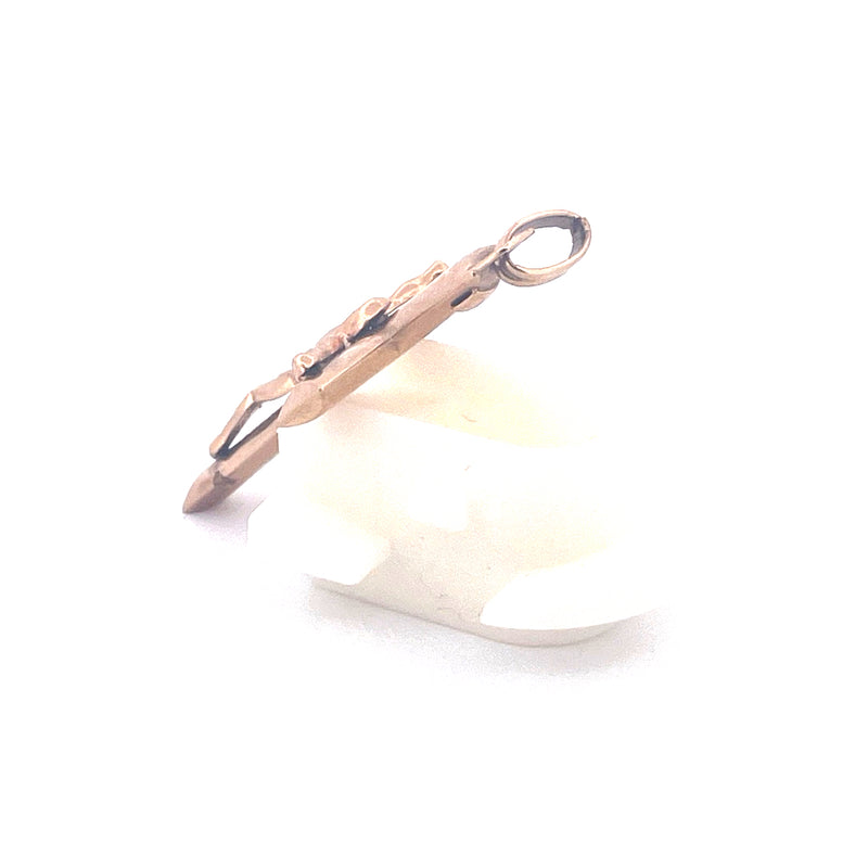 9KT Yellow Gold Cross Pendant