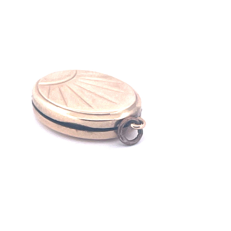 9KT Yellow Gold Locket Pendant