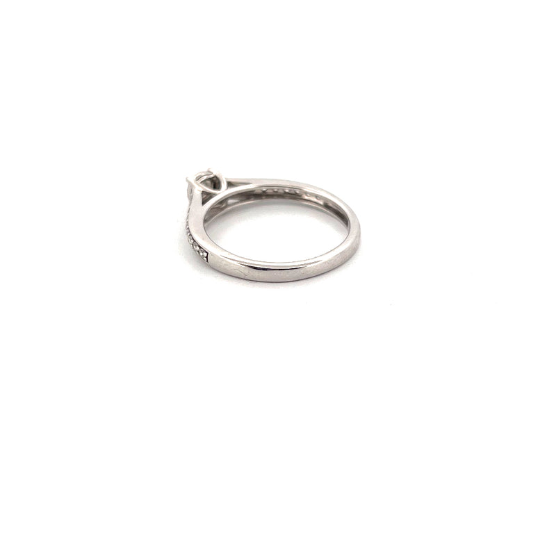 18kt White Gold Solitaire Diamond Ring — frame 7