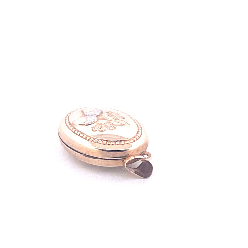 9KT Yellow Gold Locket Pendant