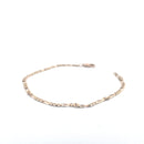 9KT Yellow Gold Figaro Bracelet
