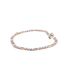 9KT Yellow Gold Figaro Bracelet