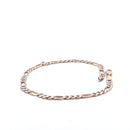 9KT Yellow Gold Figaro Bracelet
