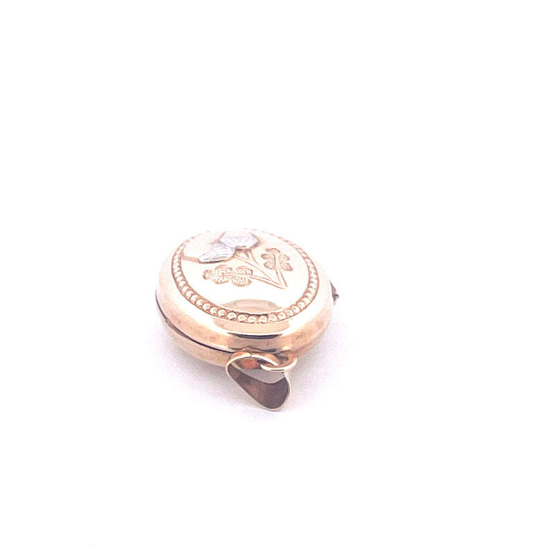 9KT Yellow Gold Locket Pendant