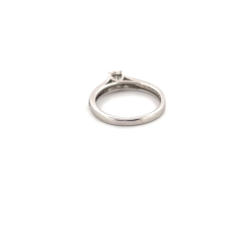 18kt White Gold Solitaire Diamond Ring — frame 9