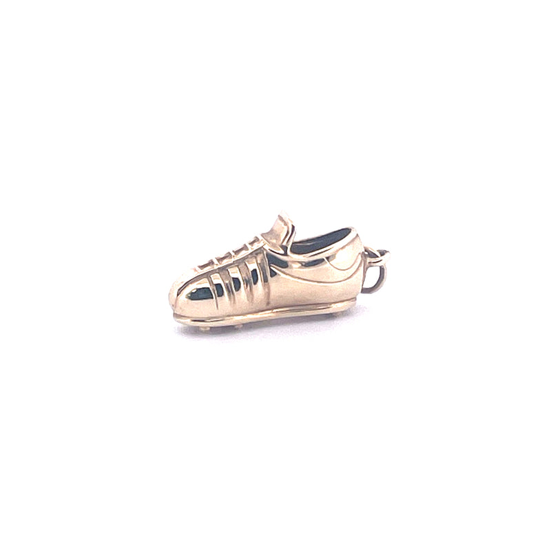 9KT Yellow Gold Football Boot Pendant