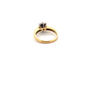 18kt Yellow Gold Diamond Cluster Ring