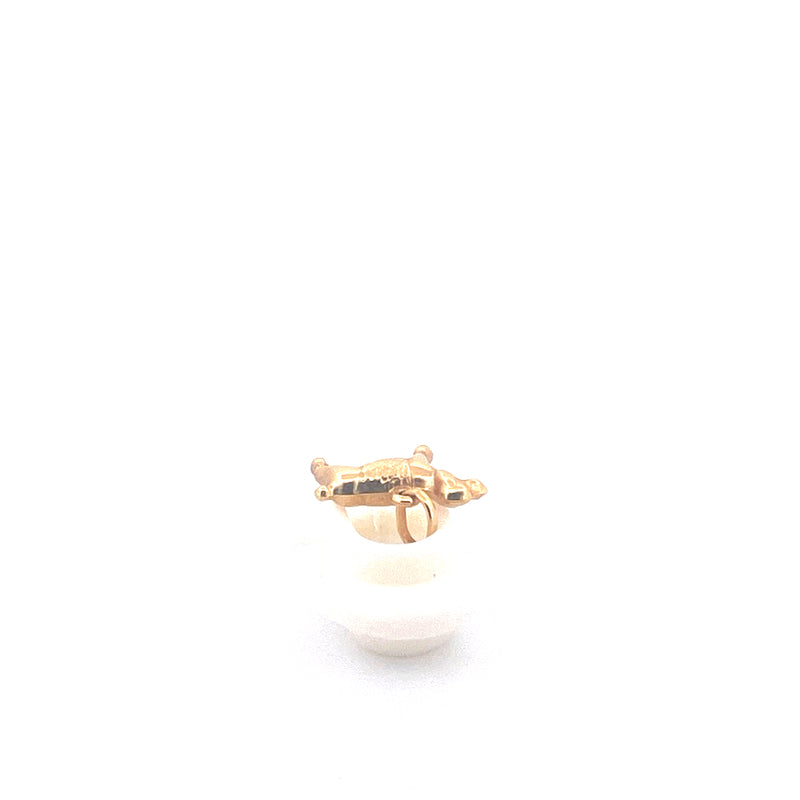 9KT Yellow Gold Dog Pendant