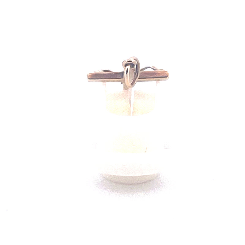 9KT Yellow & White Gold Cross Pendant