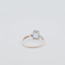 9KT Gold Ring with Blue Stone