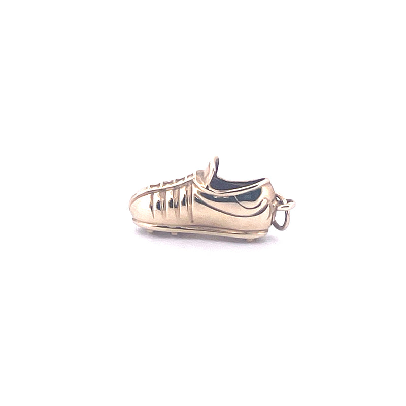 9KT Yellow Gold Football Boot Pendant