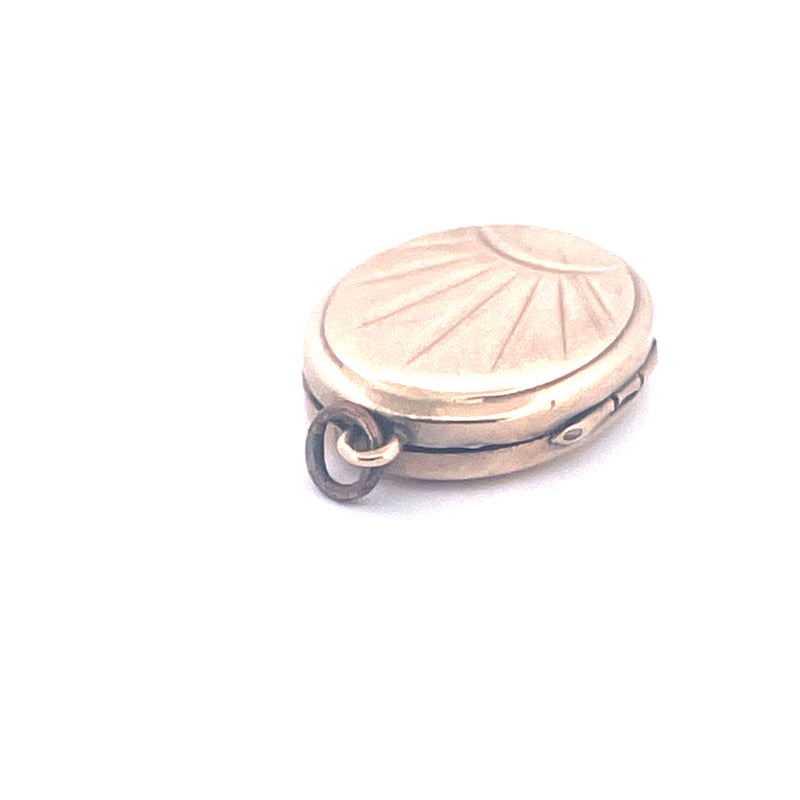 9KT Yellow Gold Locket Pendant