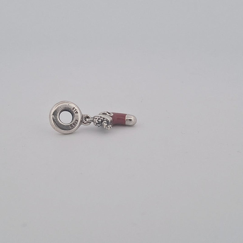 Sterling Silver Pandora Festive Stocking Dangle Charm