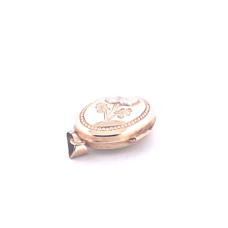 9KT Yellow Gold Locket Pendant