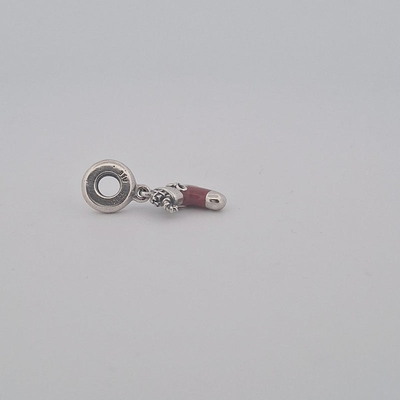 Sterling Silver Pandora Festive Stocking Dangle Charm