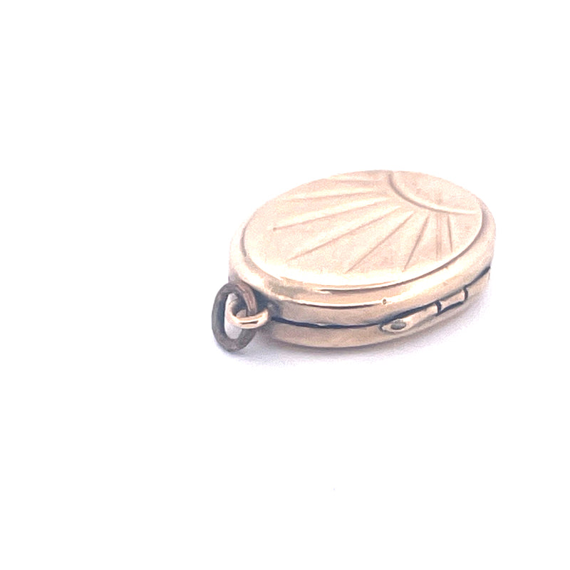 9KT Yellow Gold Locket Pendant
