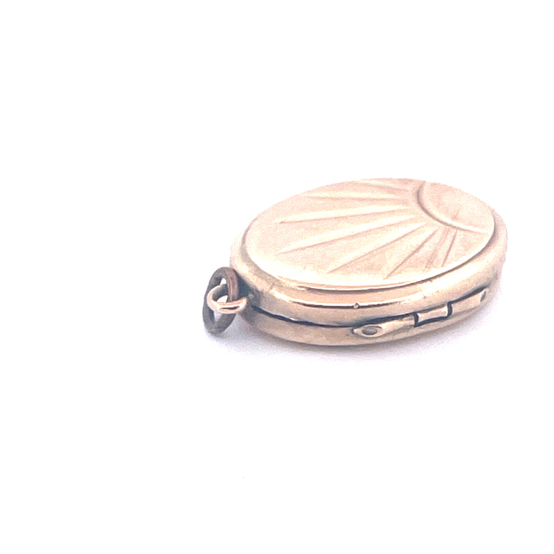 9KT Yellow Gold Locket Pendant
