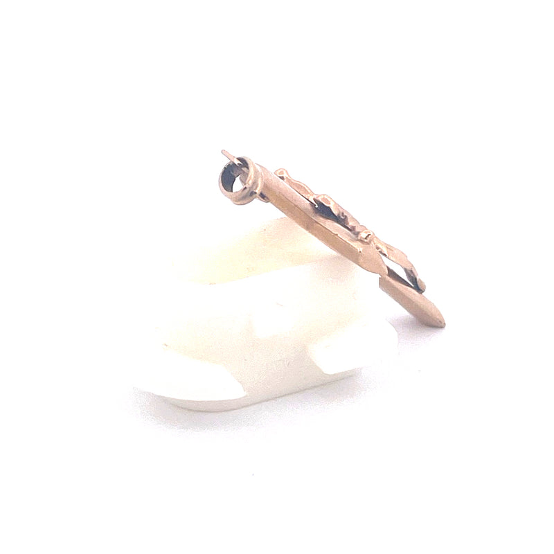 9KT Yellow Gold Cross Pendant