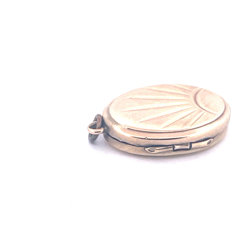 9KT Yellow Gold Locket Pendant