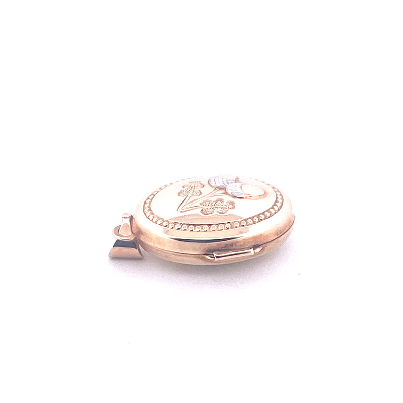 9KT Yellow Gold Locket Pendant