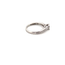 18kt White Gold Solitaire Diamond Ring