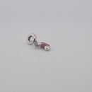 Sterling Silver Pandora Festive Stocking Dangle Charm