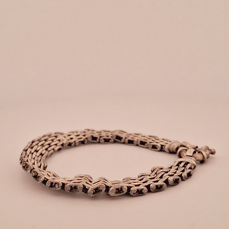 Sterling Silver Bracelet Woven Style